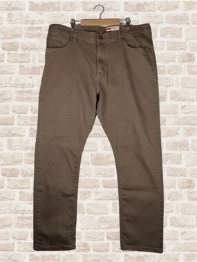 Men’s Wrangler Athletic Fit Brown Jeans Size 38x30